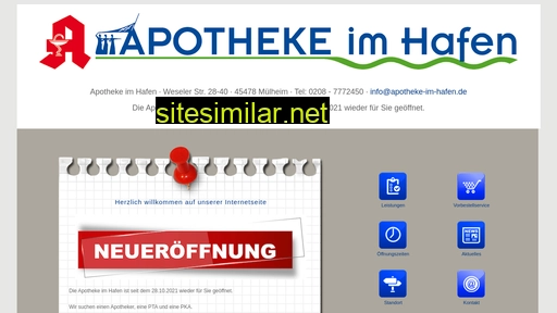 apotheke-im-hafen-mülheim.de alternative sites