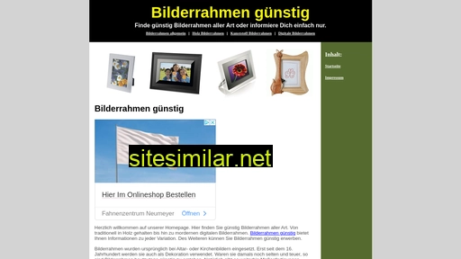 Bilderrahmen-günstig similar sites
