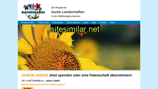 blütenparadies.de alternative sites