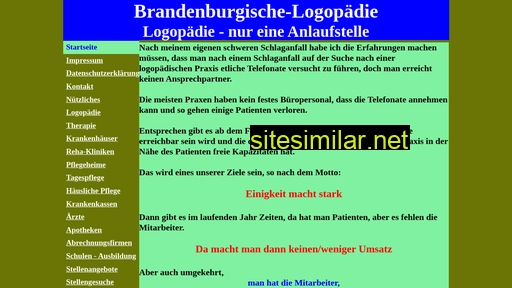 brandenburgische-logopädie.de alternative sites