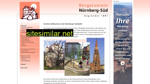 Bürgerverein-nürnberg-süd similar sites