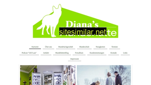 dianas-hundehütte.de alternative sites