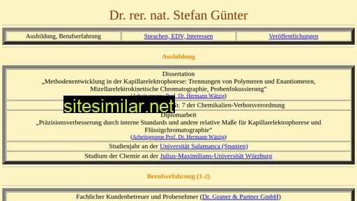 dr-günter.de alternative sites