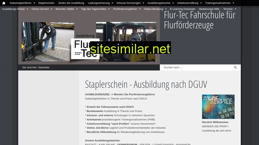 Flurförderzeugführer similar sites