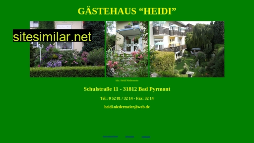 Gästehaus-heidi similar sites