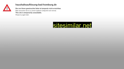haushaltsauflösung-bad-homburg.de alternative sites