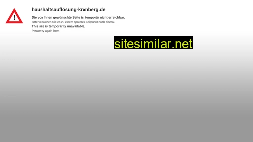 haushaltsauflösung-kronberg.de alternative sites