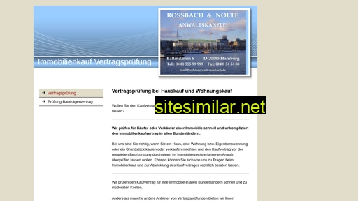 hauskauf-vertragsprüfung-wohnungskauf.de alternative sites
