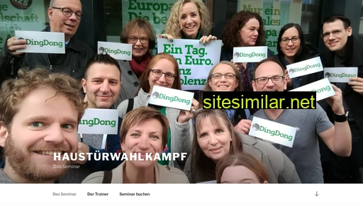 haustürwahlkampf.de alternative sites