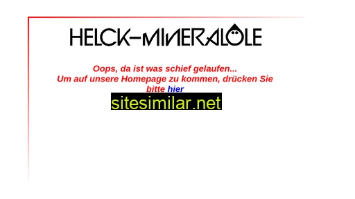 helck-mineralöle.de alternative sites