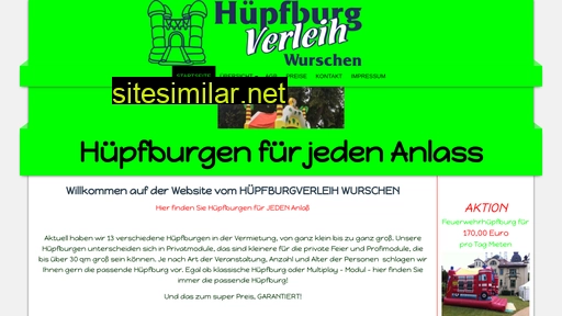 hüpfburgverleih-wurschen.de alternative sites