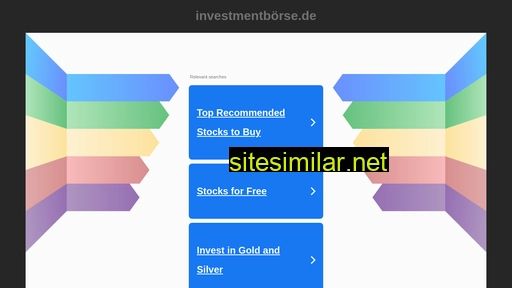 investmentbörse.de alternative sites