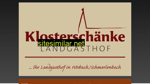 klosterschänke-schmerlenbach.de alternative sites