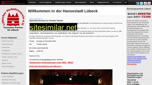 lübecker-verkehrsverein.de alternative sites