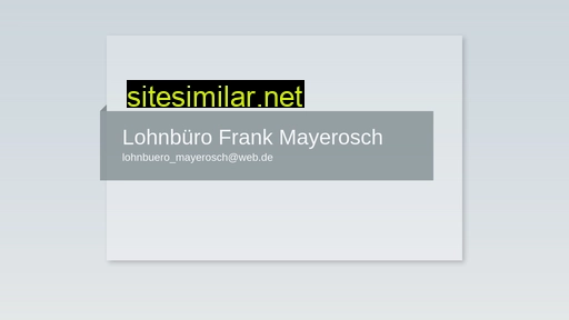lohnbüro-mayerosch.de alternative sites