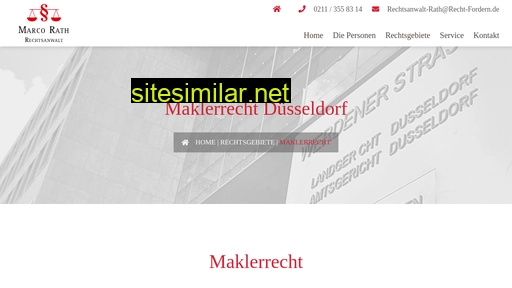 Maklerrecht-rechtsanwalt-düsseldorf similar sites