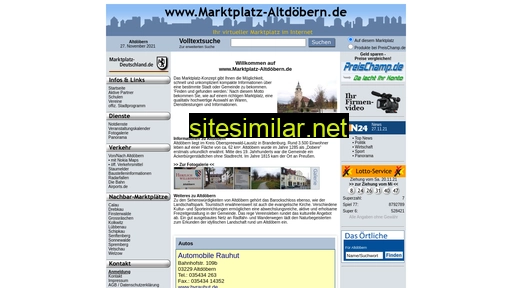 marktplatz-altdöbern.de alternative sites