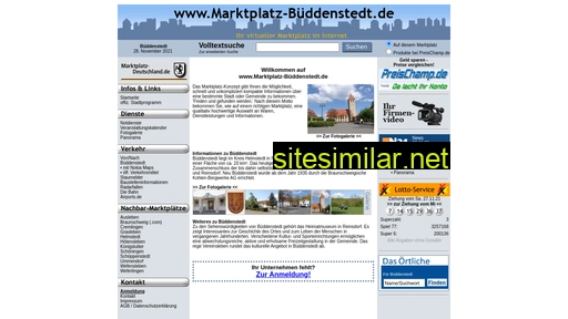 marktplatz-büddenstedt.de alternative sites