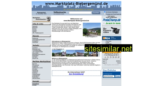 marktplatz-biebergemünd.de alternative sites