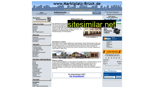 marktplatz-brück.de alternative sites