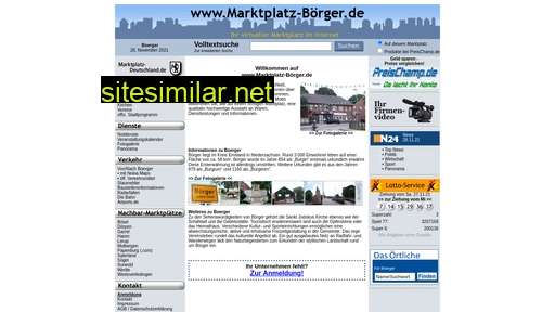 marktplatz-börger.de alternative sites