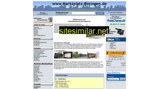 marktplatz-bösingen.de alternative sites