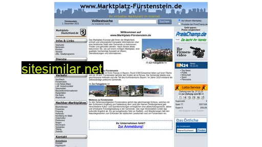 marktplatz-fürstenstein.de alternative sites
