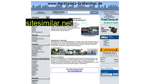marktplatz-gräfenthal.de alternative sites