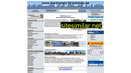marktplatz-grünheide.de alternative sites