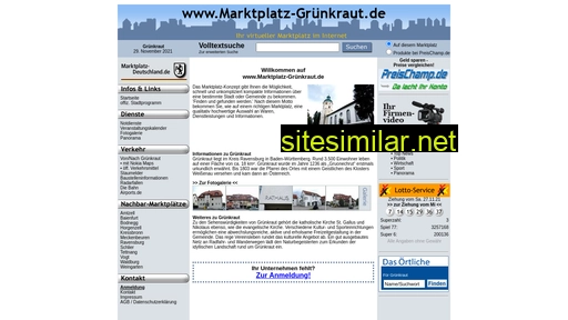 marktplatz-grünkraut.de alternative sites
