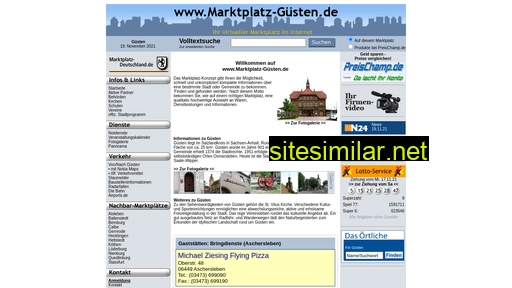 Marktplatz-güsten similar sites