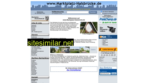 marktplatz-halsbrücke.de alternative sites