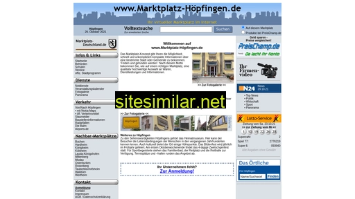 Marktplatz-höpfingen similar sites