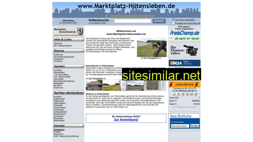 marktplatz-hötensleben.de alternative sites