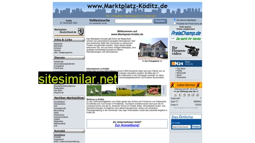 Marktplatz-köditz similar sites