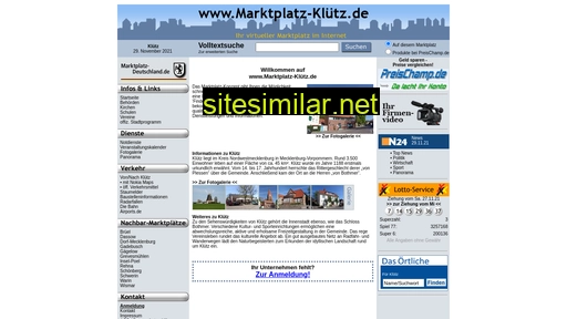 Marktplatz-klütz similar sites