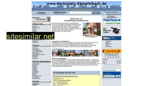 marktplatz-kämpfelbach.de alternative sites