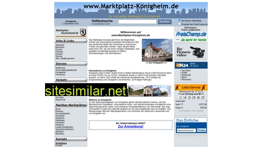 marktplatz-königheim.de alternative sites