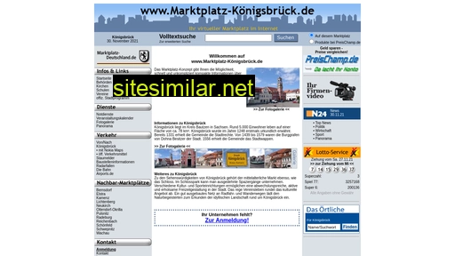 marktplatz-königsbrück.de alternative sites