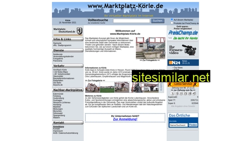 marktplatz-körle.de alternative sites
