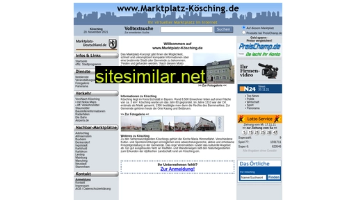 marktplatz-kösching.de alternative sites