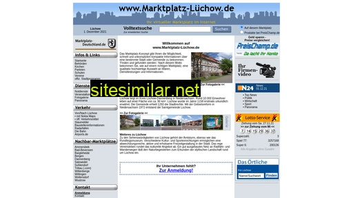 marktplatz-lüchow.de alternative sites