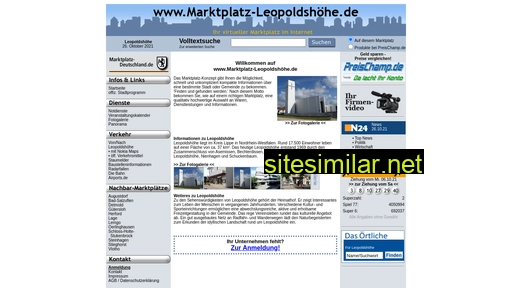 Marktplatz-leopoldshöhe similar sites