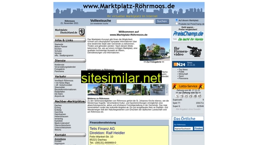 marktplatz-röhrmoos.de alternative sites