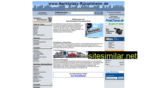 marktplatz-rüsselsheim.de alternative sites