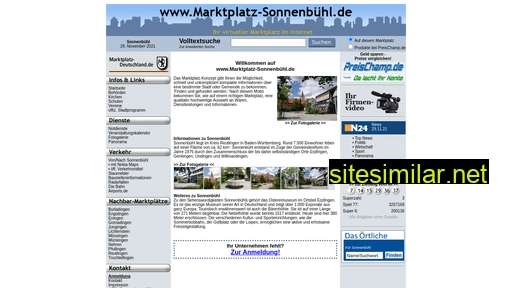marktplatz-sonnenbühl.de alternative sites