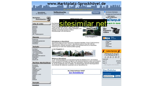 marktplatz-sprockhövel.de alternative sites