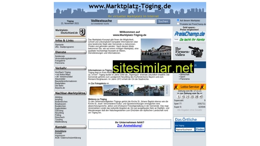 marktplatz-töging.de alternative sites