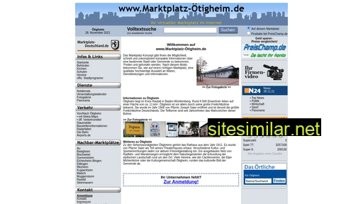 Marktplatz-ötigheim similar sites