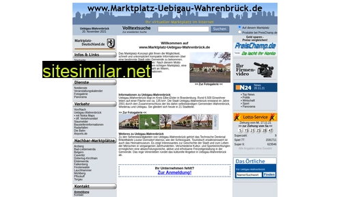marktplatz-uebigau-wahrenbrück.de alternative sites